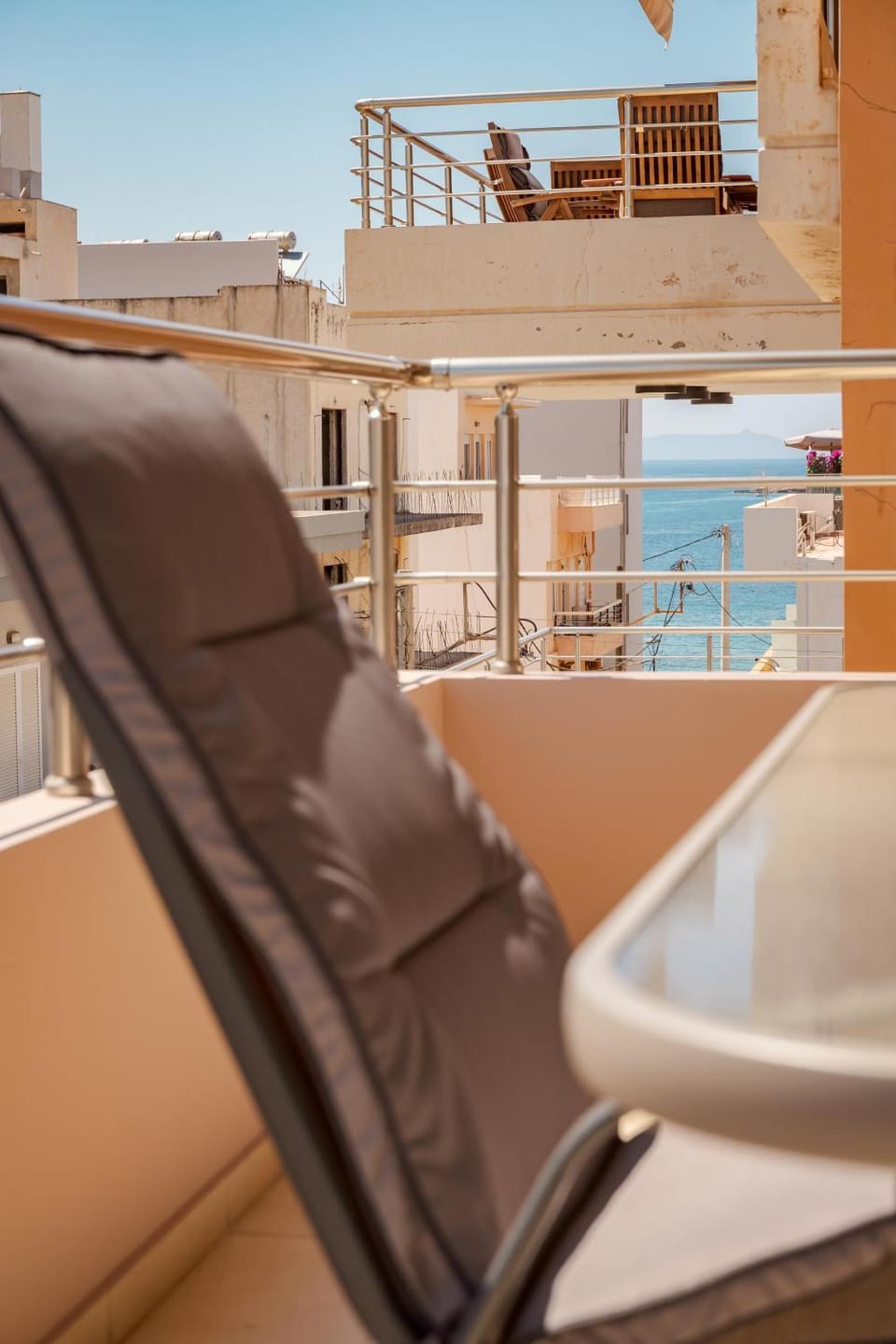 Day, Natural landscape, View (from property/room), Balcony/Terrace, Balcony/Terrace, Living room, Sea view