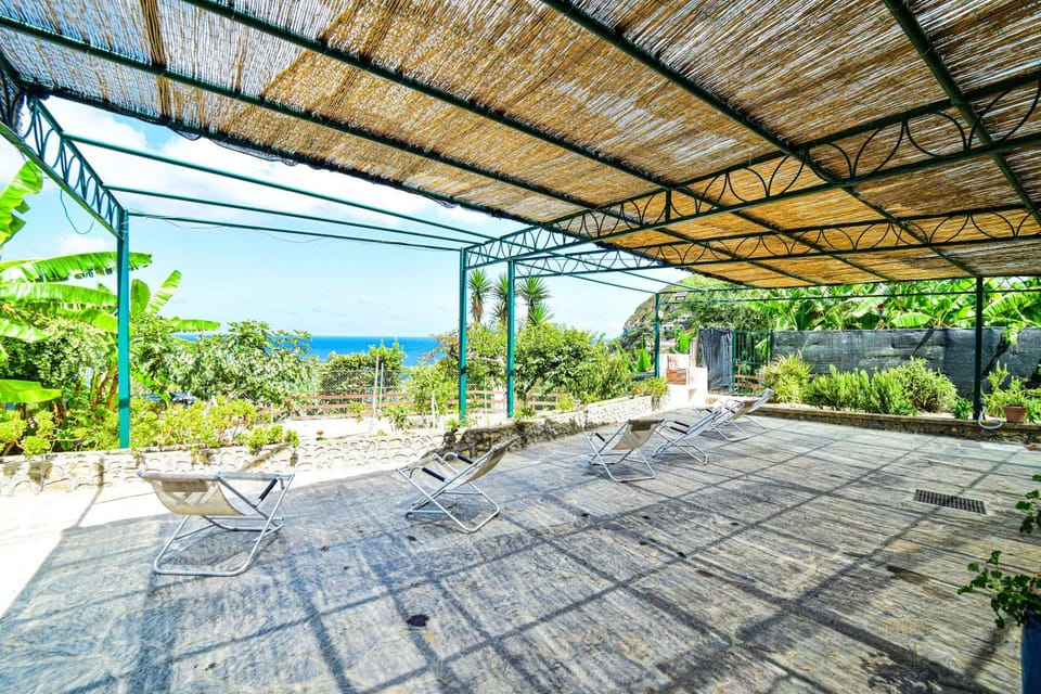 Patio, Natural landscape, Garden, View (from property/room), Balcony/Terrace, Garden view, Sea view, sunbed