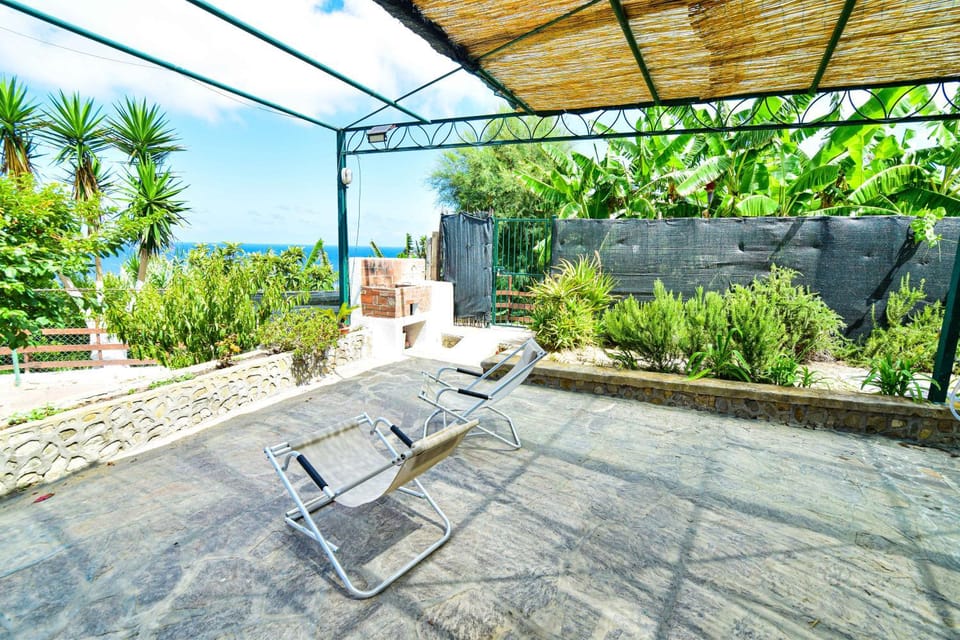 Patio, Natural landscape, Garden, View (from property/room), Garden view, Sea view, sunbed