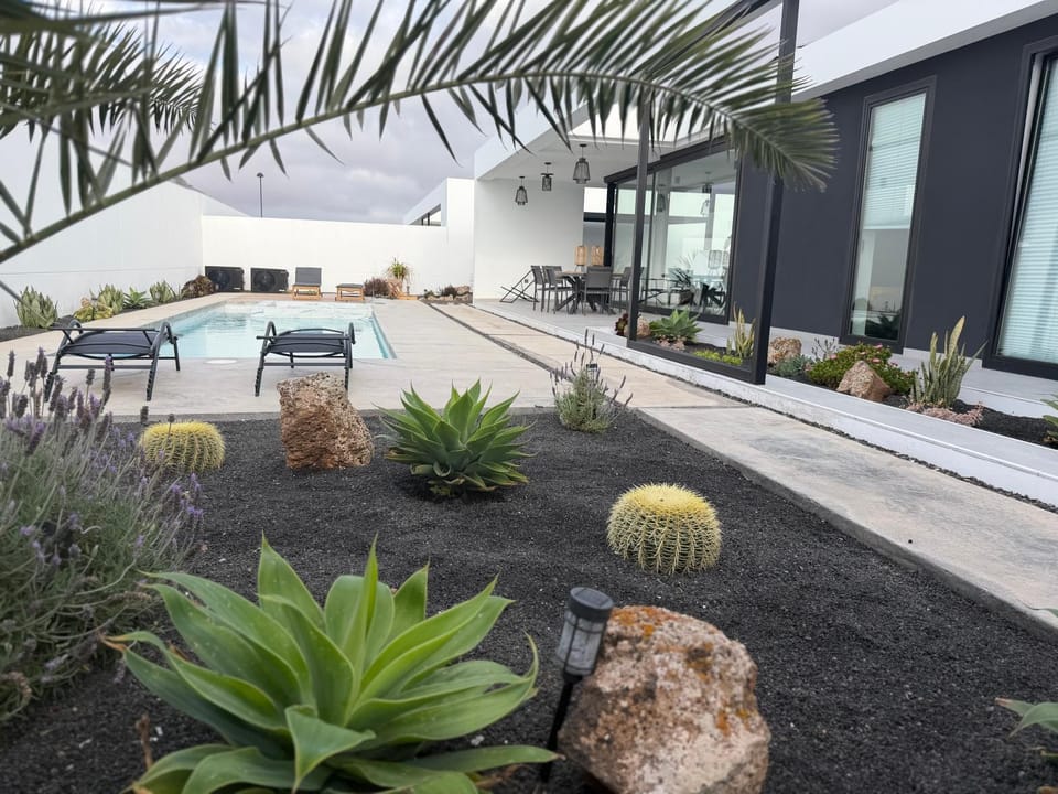 Garden, Garden view, Pool view, Swimming pool, sunbed