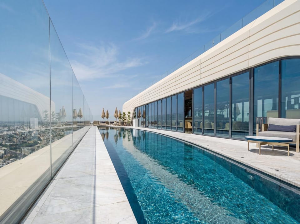 Pool view, Swimming pool