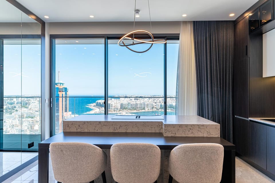 Dining area, Sea view
