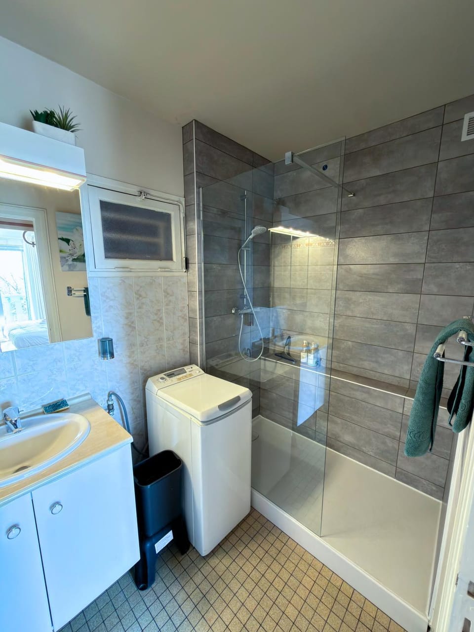 Bathroom, washing machine