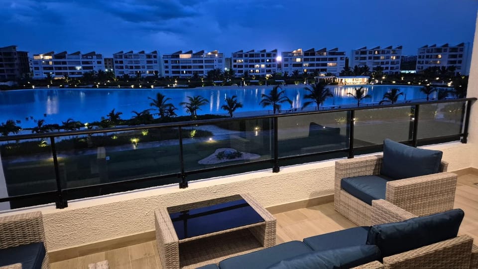 Luxury Beach Penthouse Jacuzzi Lagoon View Apartment in Punta Cana