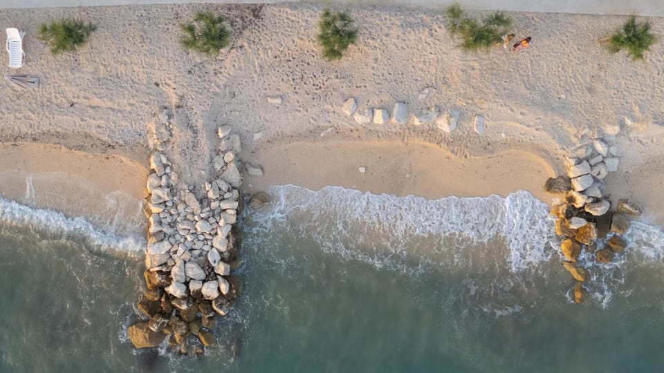 Day, Natural landscape, Bird's eye view, Beach, Sea view