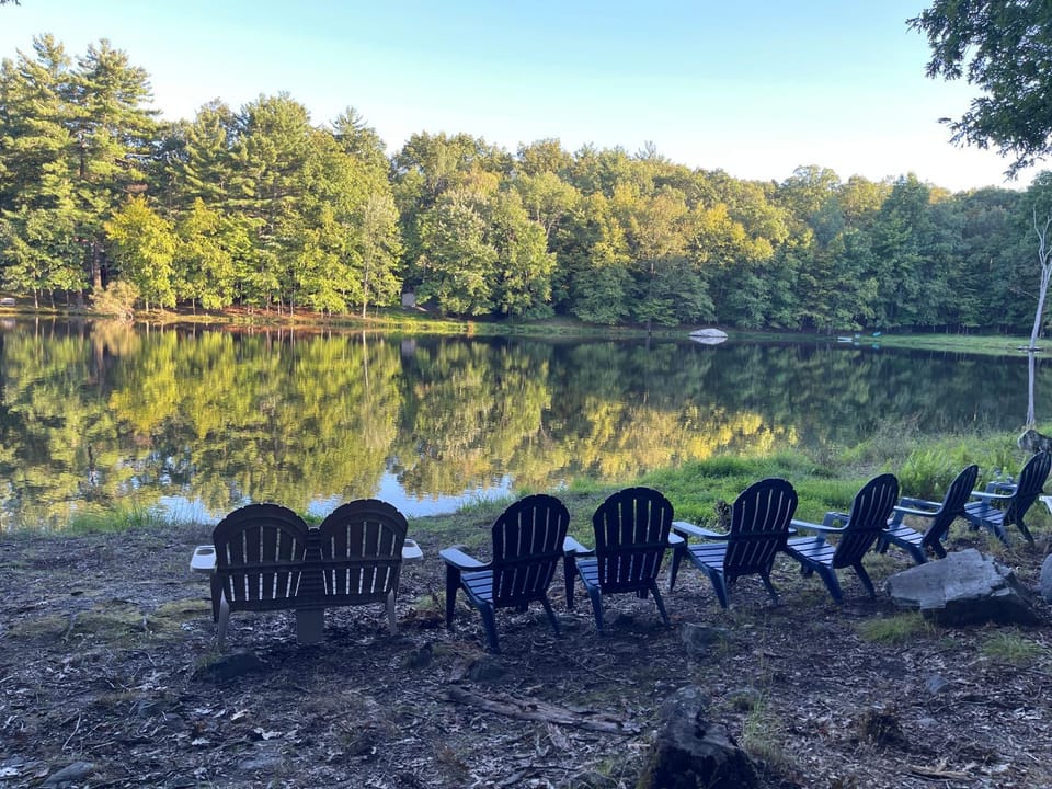 Spring, Day, Natural landscape, Fishing, Fishing, Lake view, fireplace