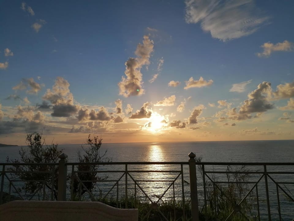 Natural landscape, Beach, Sea view, Sunset