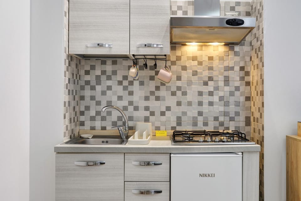 Kitchen or kitchenette, Living room