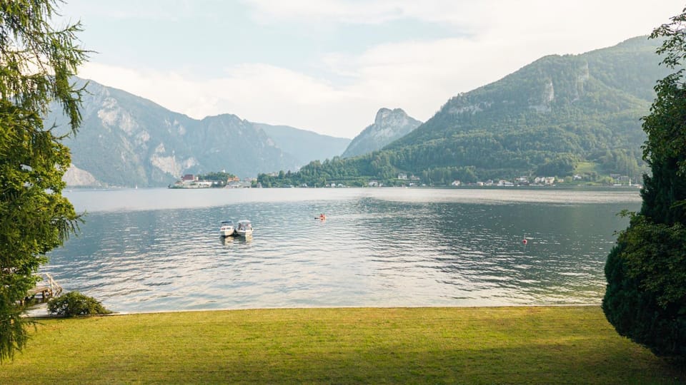 Natural landscape, Lake view, Mountain view
