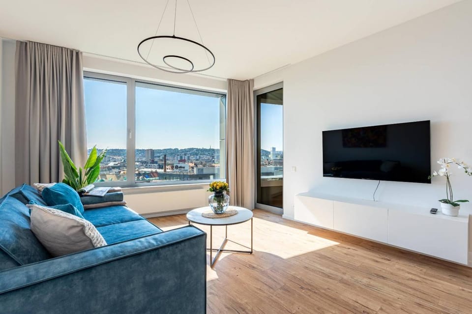 Living room, City view