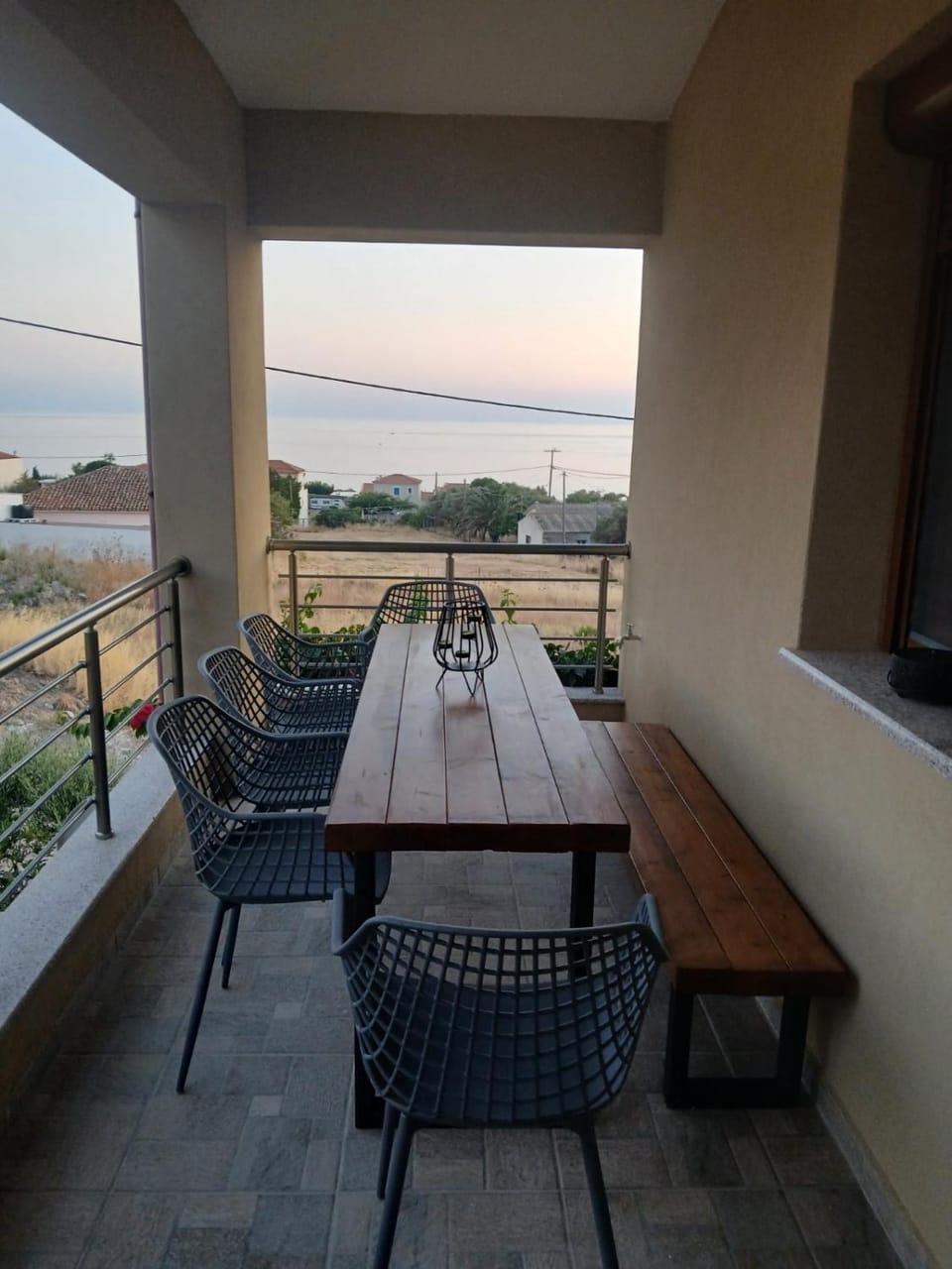 Natural landscape, View (from property/room), Balcony/Terrace, Seating area, Sea view