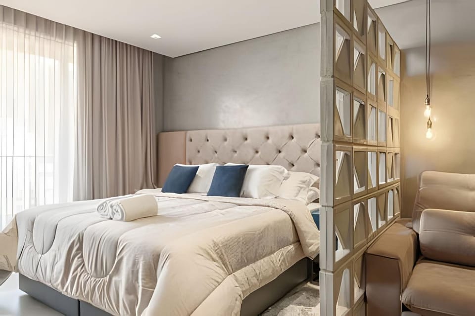 Studio 06_Cama King_Anexo Pátio Milano Apartment in Florianopolis