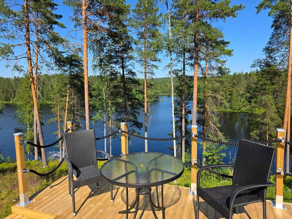 Patio, Lake view
