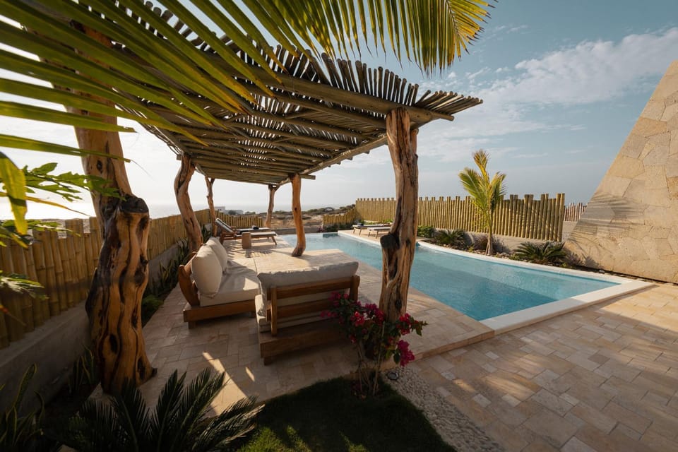 Patio, Day, Garden, Garden view, Pool view, Swimming pool, sunbed