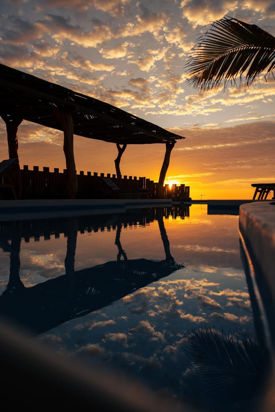 Natural landscape, Pool view, Sea view, Swimming pool, Sunset
