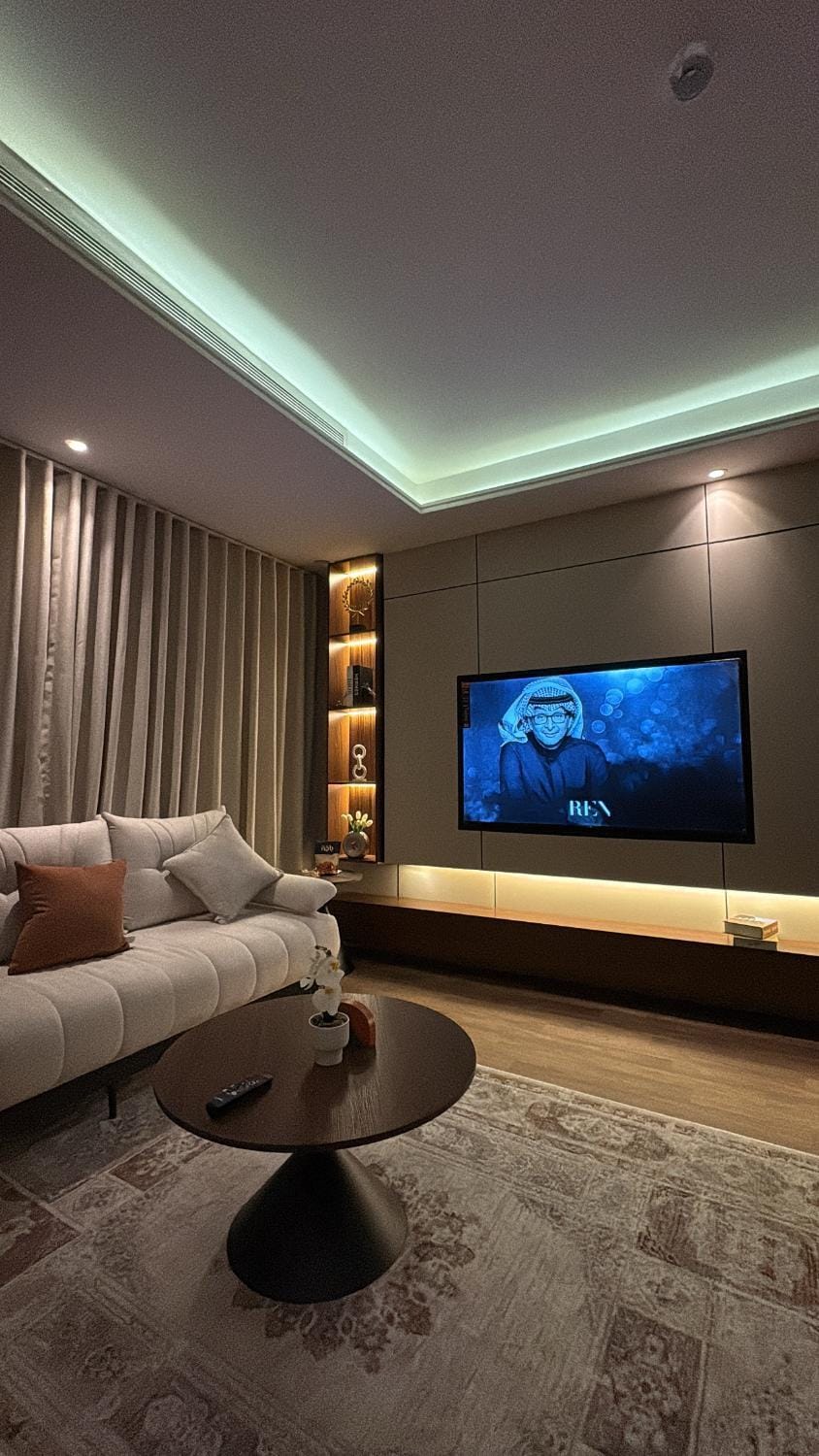 شقه غرفه و صاله حي الملقا - نورسين Apartment in Riyadh