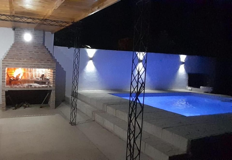 Night, Natural landscape, Hot Tub, Pool view, Swimming pool