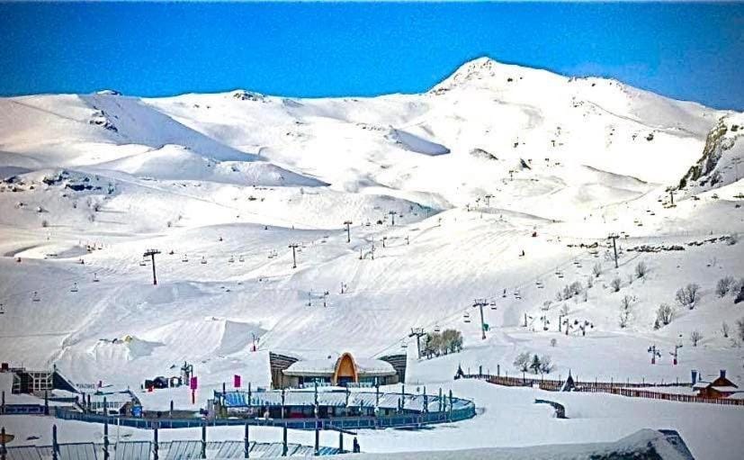 Property building, Natural landscape, Winter, Skiing, Mountain view