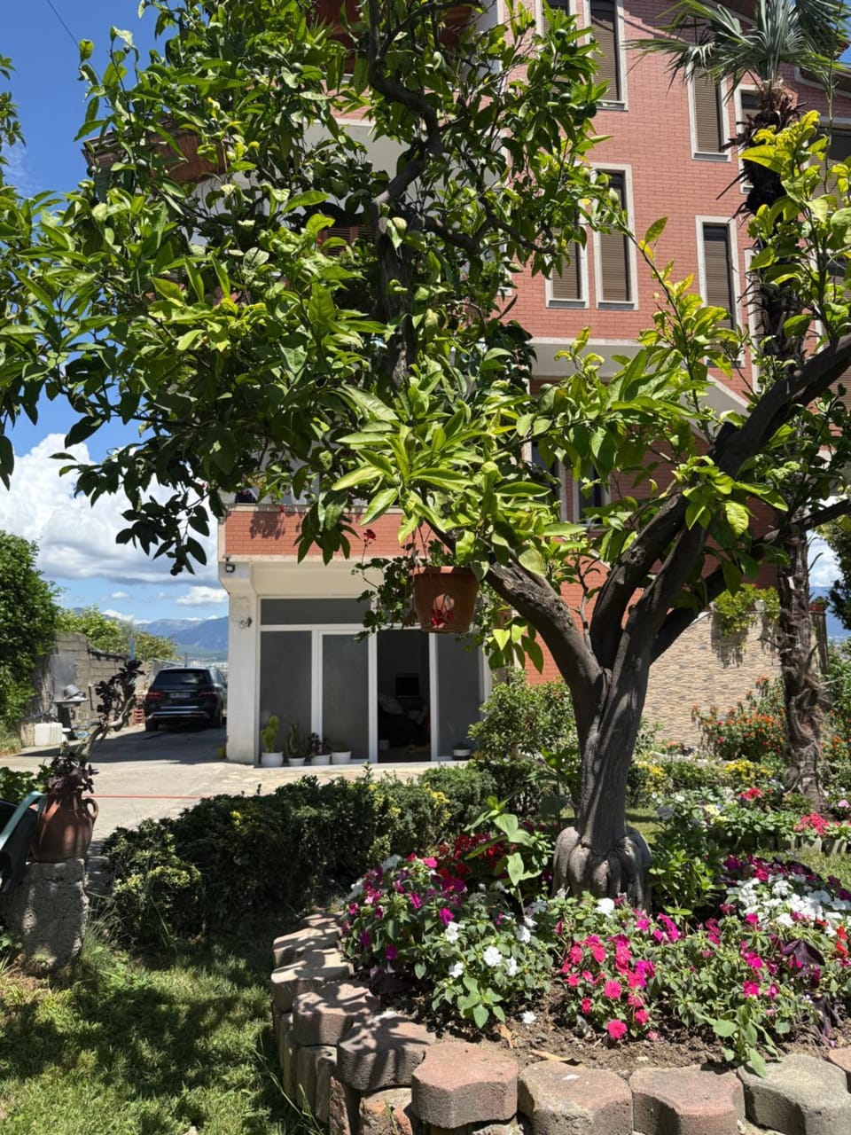 Property building, Garden, Garden view, Parking