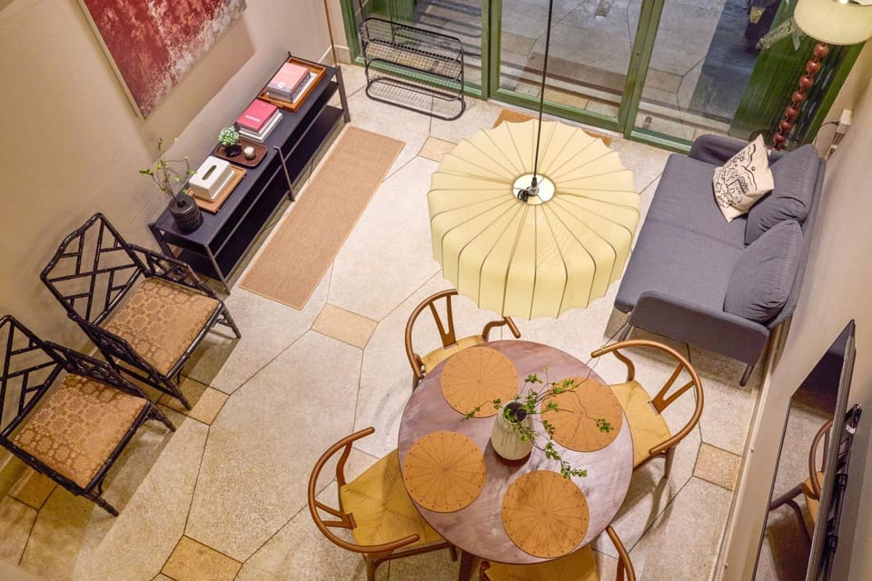 Living room, Seating area, Dining area