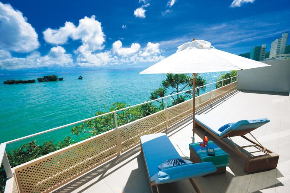 View (from property/room), Balcony/Terrace, Sea view
