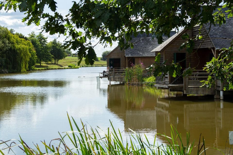 Day, Natural landscape, Fishing, Lake view
