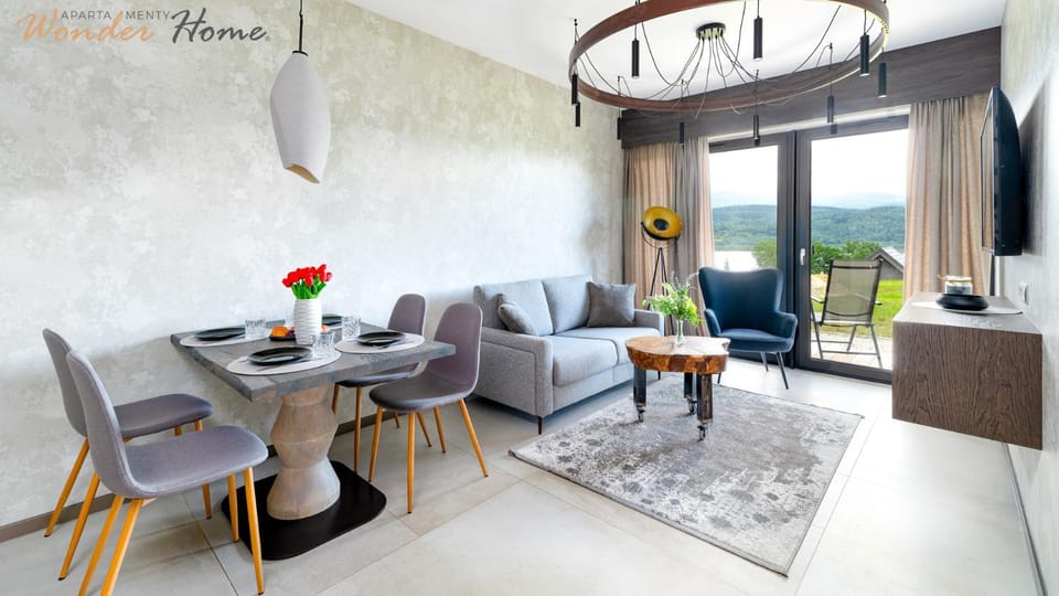 Living room, Seating area, Dining area