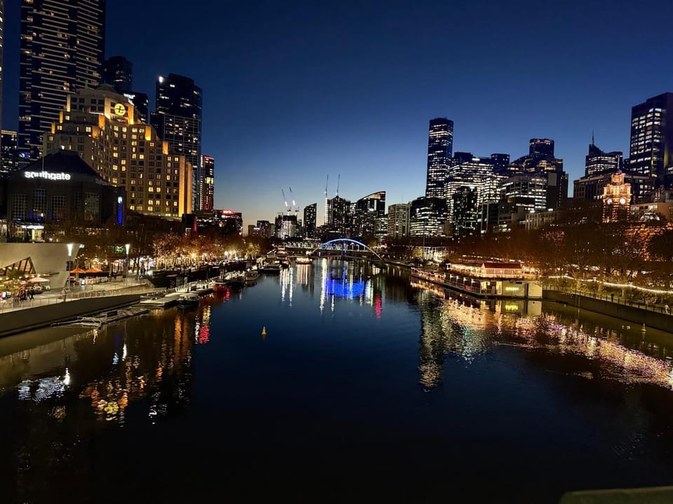 Nearby landmark, Night, City view