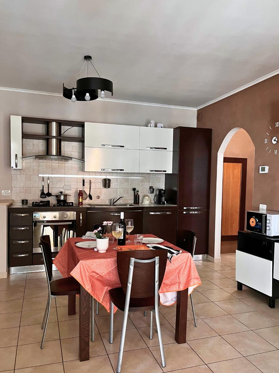 Kitchen or kitchenette, Living room