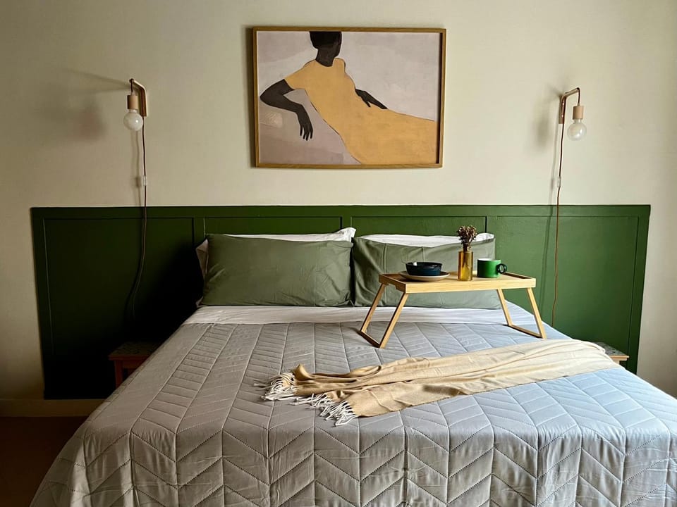 Bed, Decorative detail, Bedroom