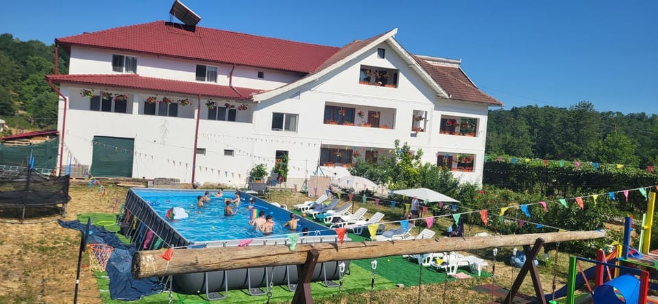 Children play ground, Pool view