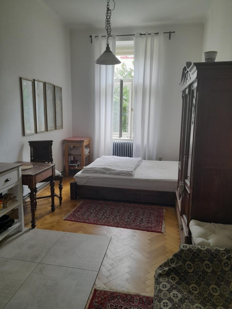 Bed, Photo of the whole room, Bedroom, wardrobe