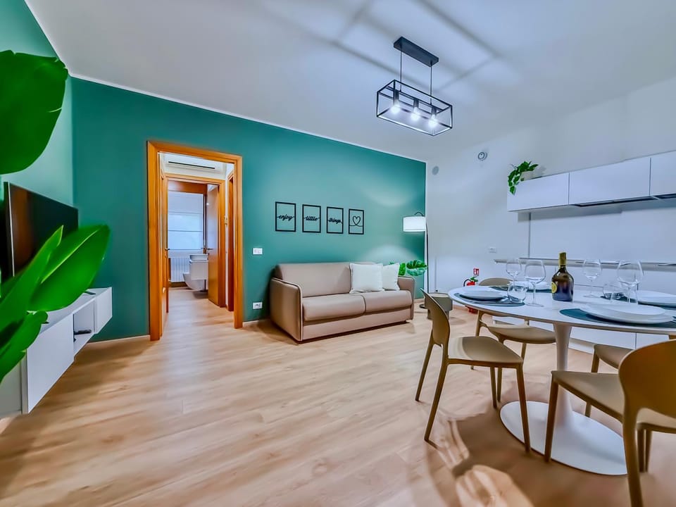 Kitchen or kitchenette, Living room, Dining area