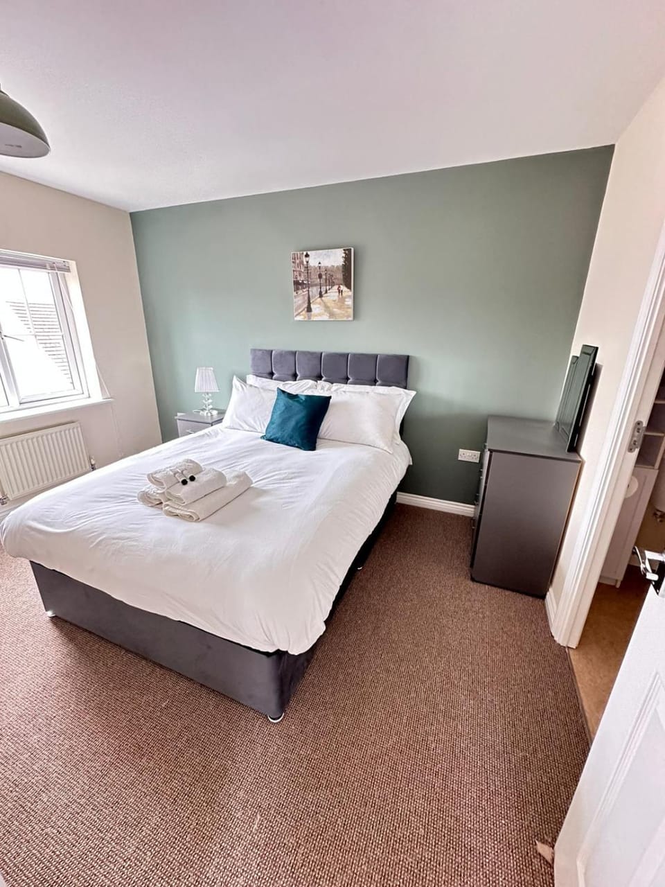 Bed, Bedroom, Guests, Garden view, wardrobe, wedding