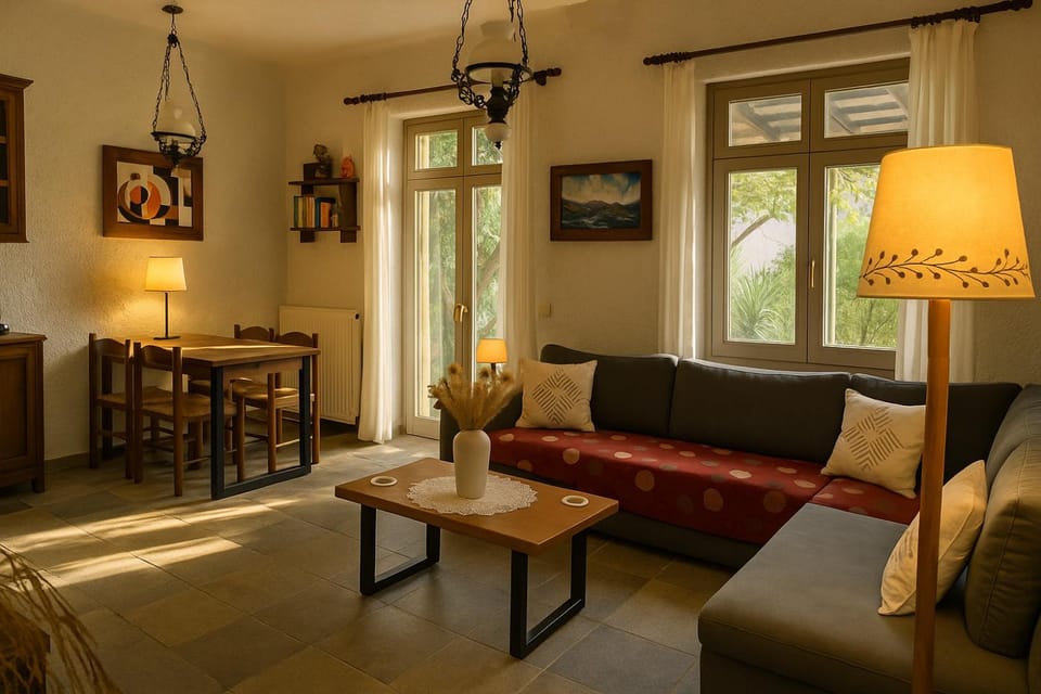 Living room, Seating area, Dining area