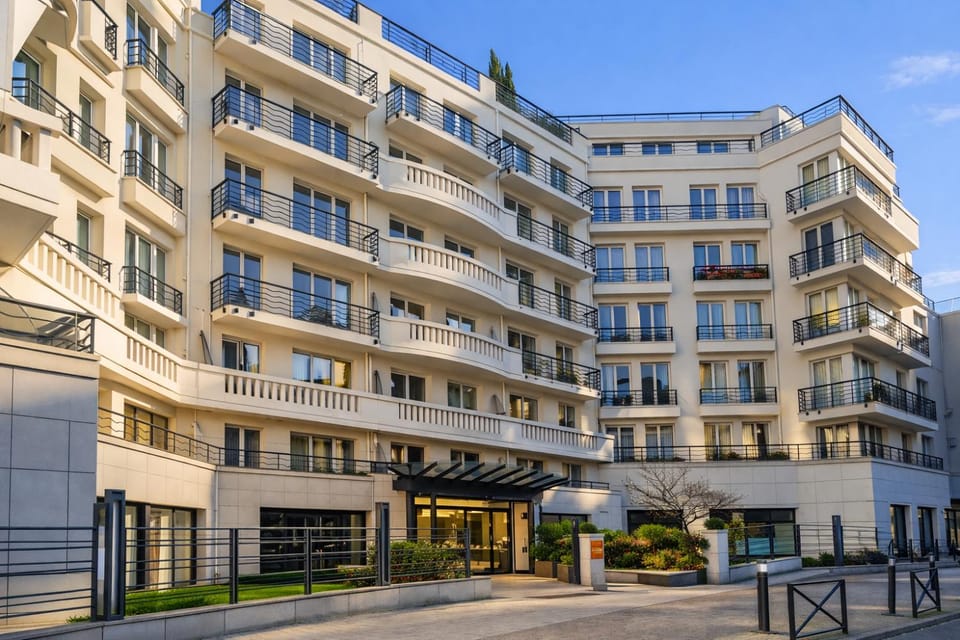 Property building, Day, Neighbourhood, City view, Street view, Location