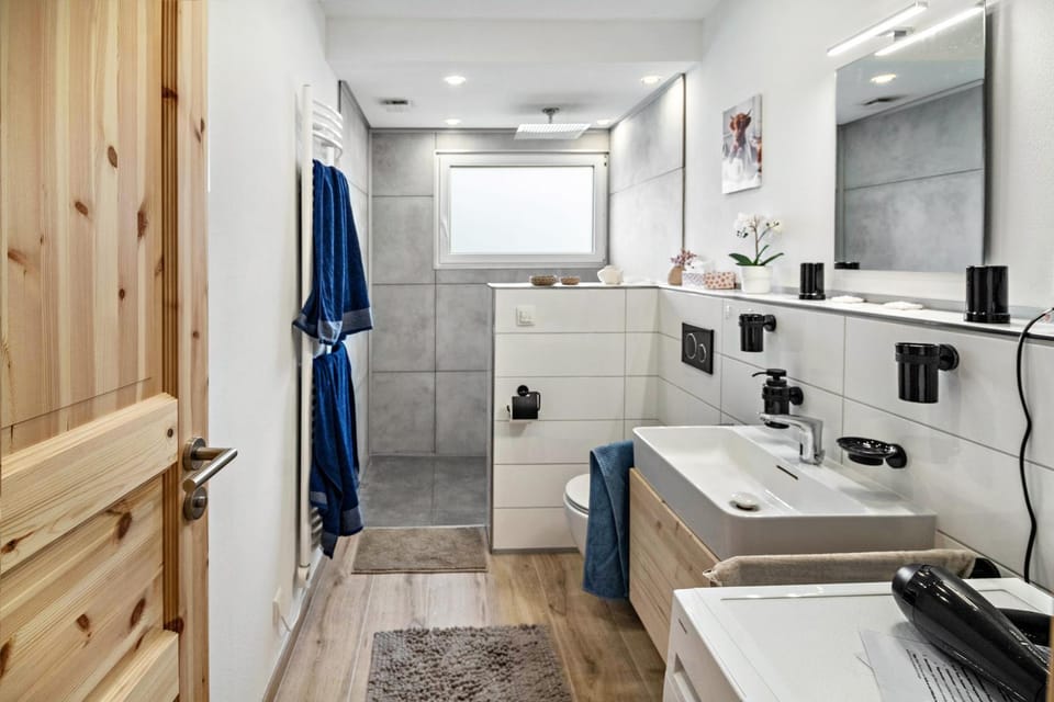 Bathroom, Living room