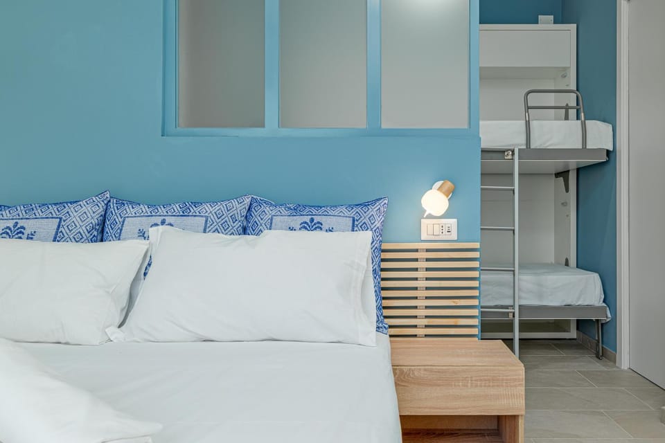 Property building, Living room, Bedroom
