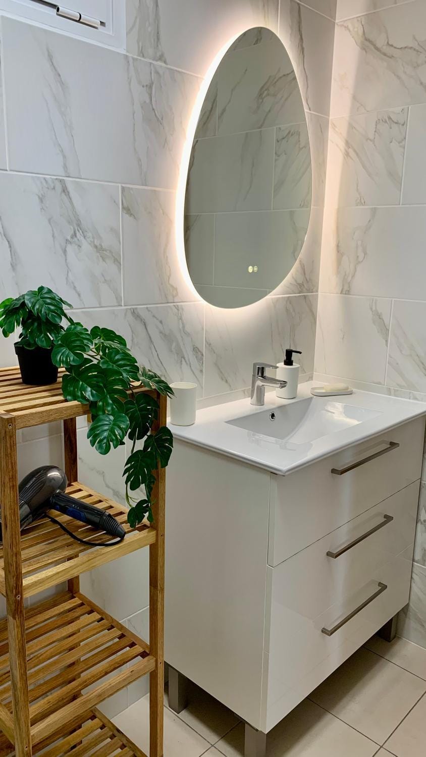 Bathroom, hair dryier