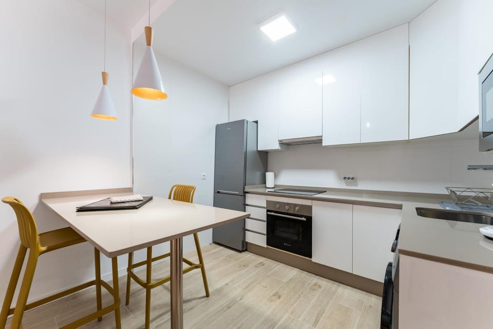 Kitchen or kitchenette, Living room