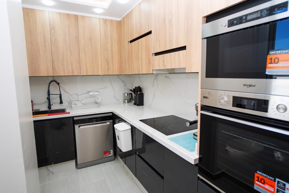 Luxury 2BR Sea View Apartment Modern Design & Balcony Malabata Hills Apartment in Tangier