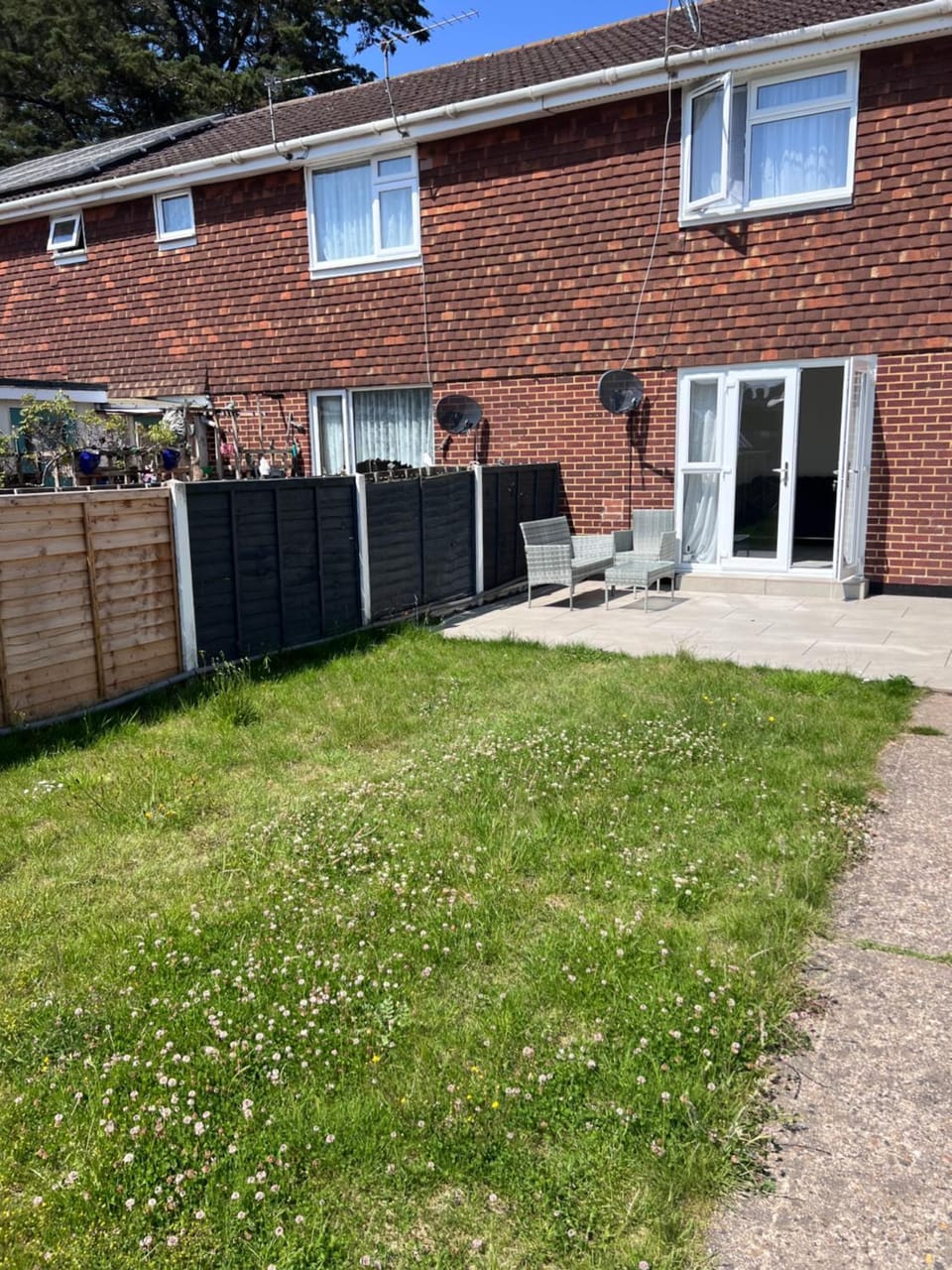 Patio, Garden, Garden view