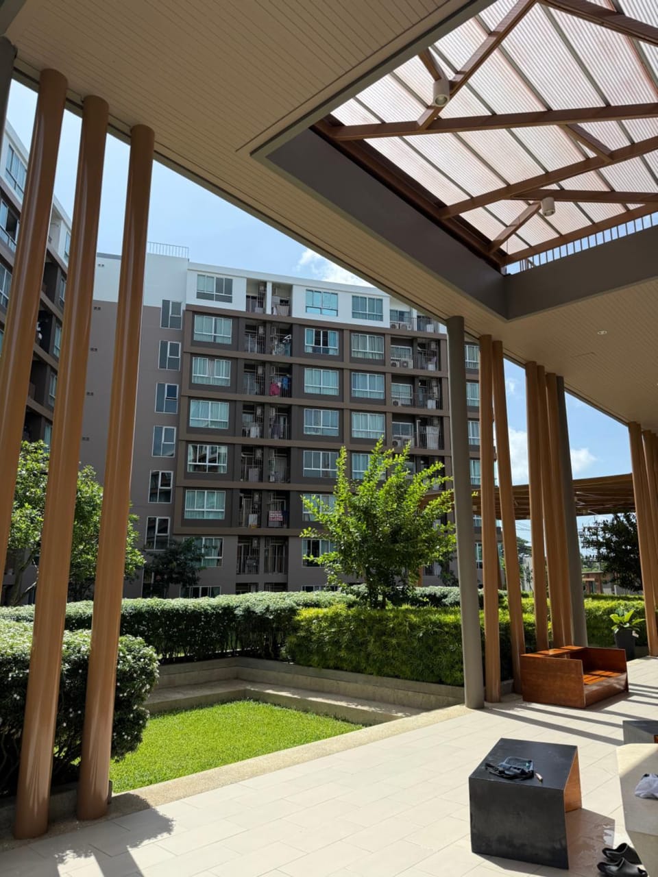Property building, Garden