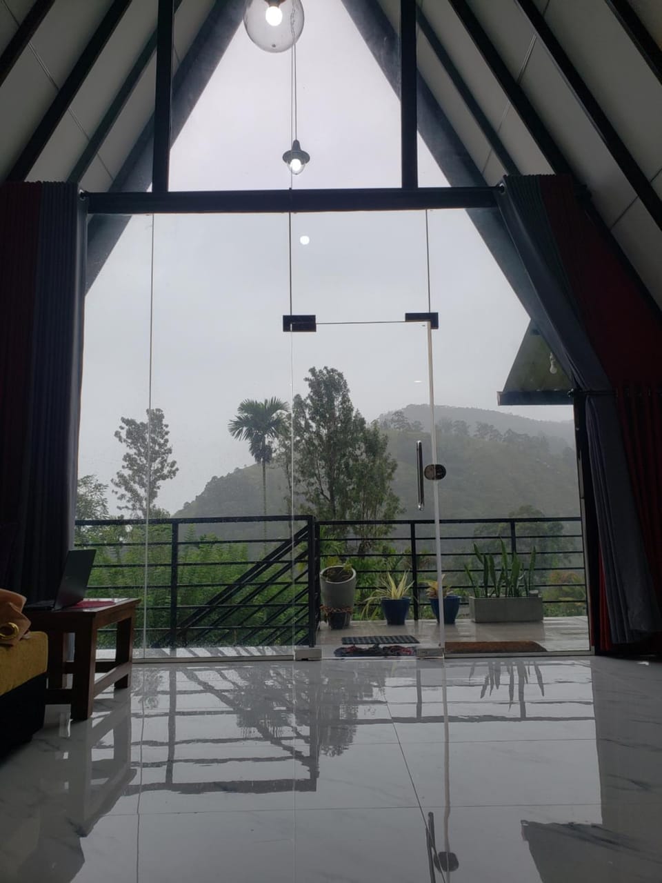 Patio, Natural landscape, Mountain view