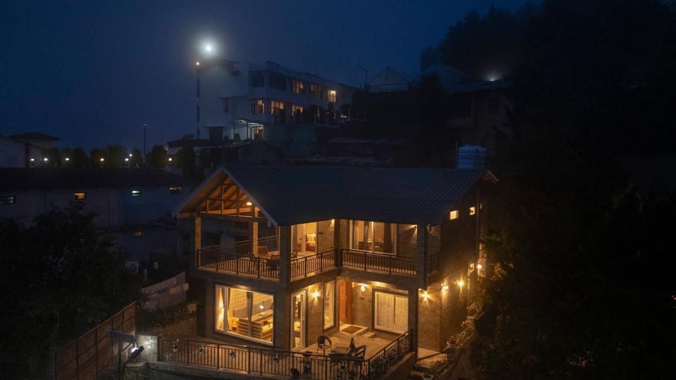 Property building, Night, Natural landscape