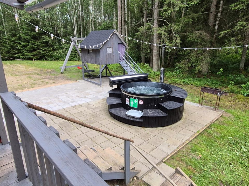 Children play ground, Hot Tub