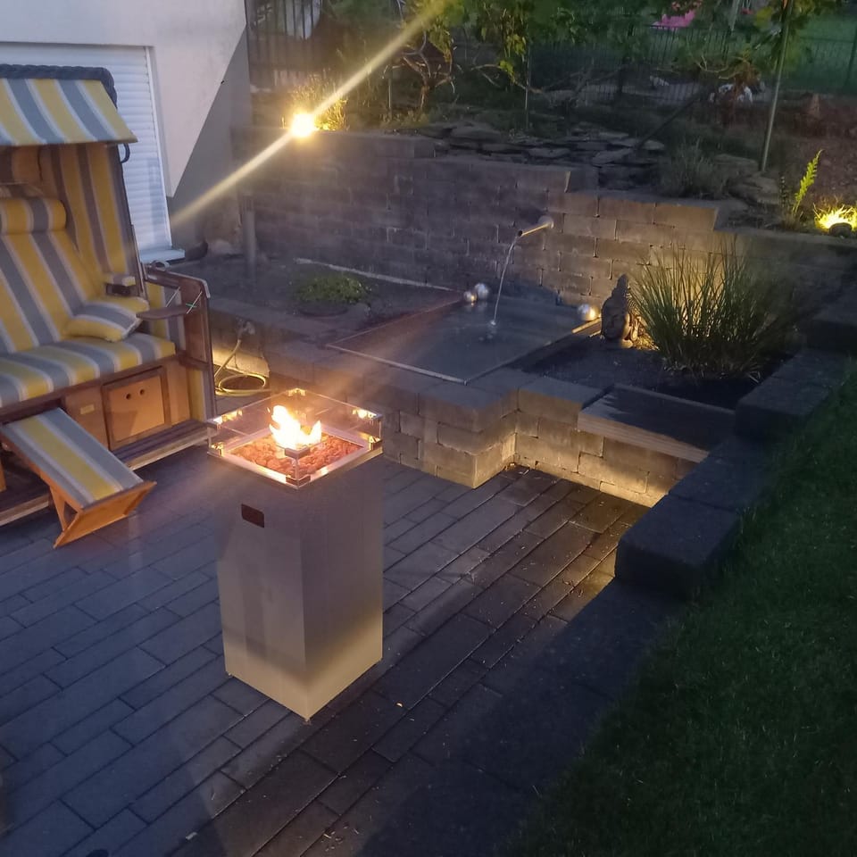 Night, BBQ facilities, Garden