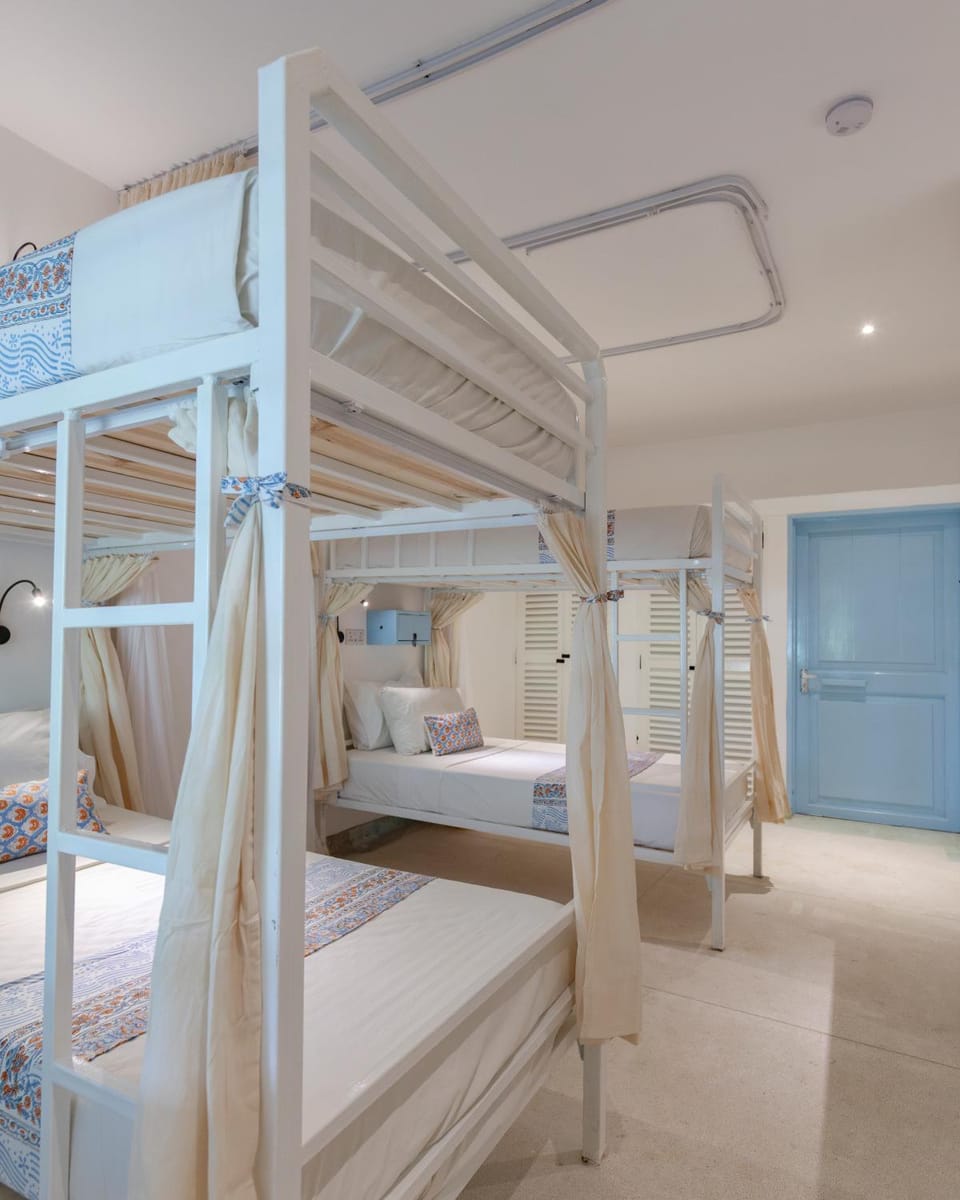 Photo of the whole room, bunk bed