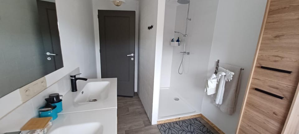 Shower, Toilet, Bathroom, towels