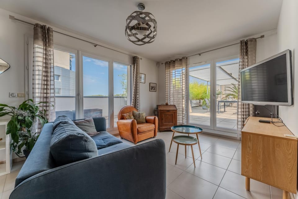 Magnifique duplex avec terrasse proche du coeur de Castelnau le Lez Apartment in Castelnau-le-Lez